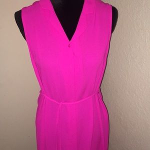 Hot pink dress